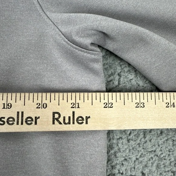 Johnnie-O Michigan Wolverines 2023 National Champs 1/4 Zip Men Medium Grey - Picture 7 of 16